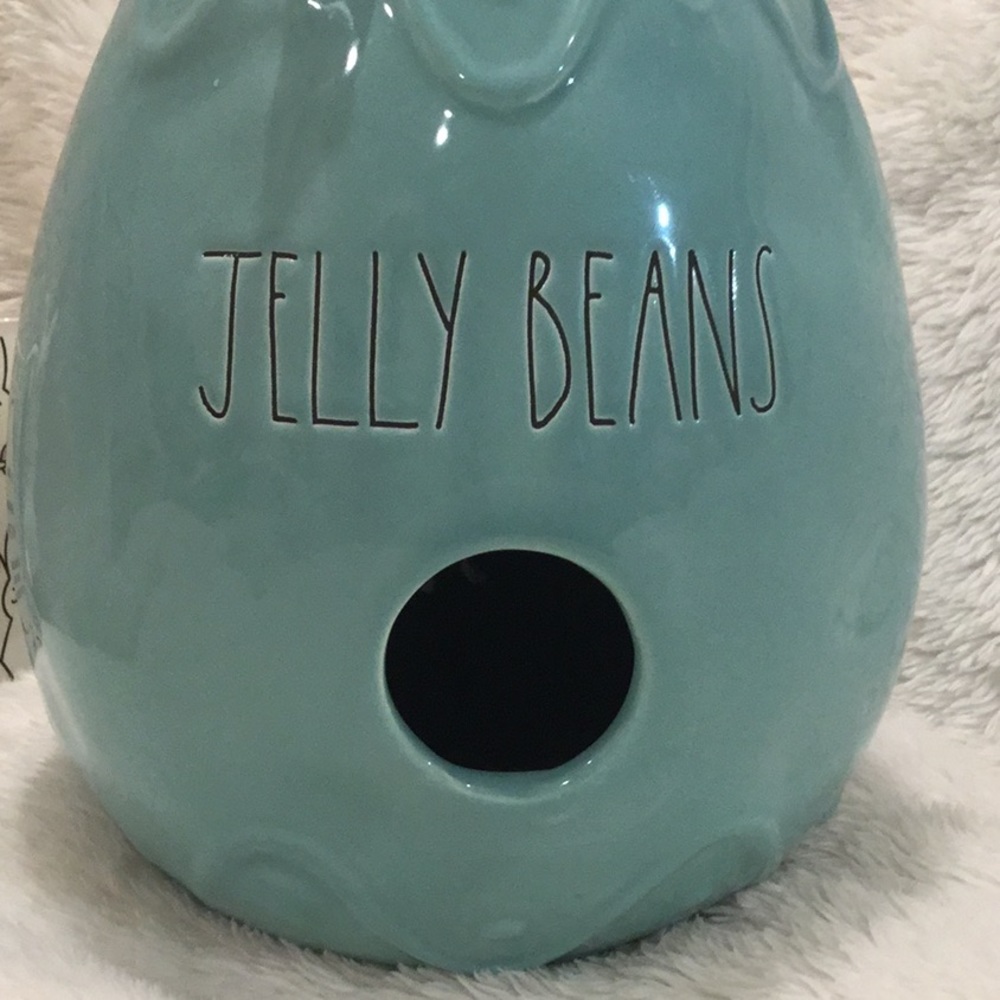 NEW Rae Dunn JELLY BEANS Birdhouse Turquoise VHTF - Picture 2 of 7